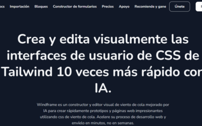 Windframe AI: Nuevo enfoque en el desarrollo Web